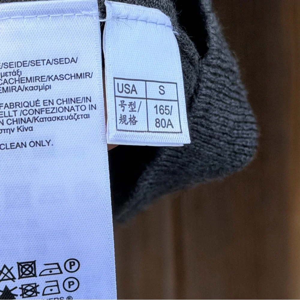 Brooks Brothers Gray Sweater Silk & Cashmere blend Size Small